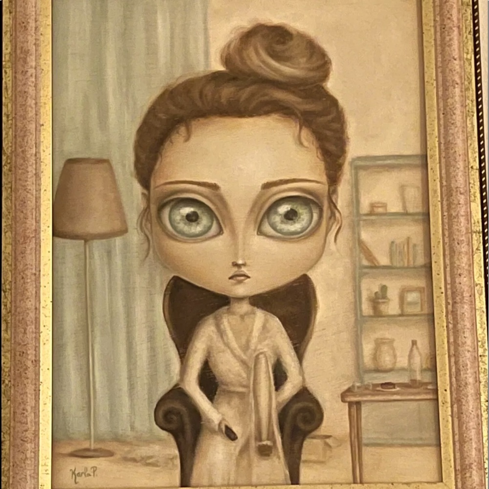 48 Hr Sale! Karla Pereira “Sloth” OOAK painting